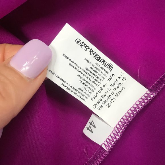 New Auc CHIARA BONI LA PETITE ROBE Fuchsia dress - Picture 8 of 8